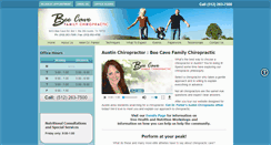 Desktop Screenshot of beecavefamilychiro.com
